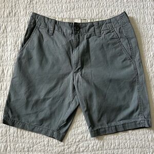 Old Navy Men’s Grey Lived-In Straight Shorts Size 30